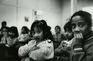 Vintage 1960s Large Format School Children in India Statler Photograph 2
