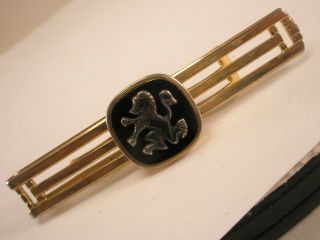 - Rampant Lion Vintage Anson Tie Bar Clip House Lannister Crest Coat Of Arms Got