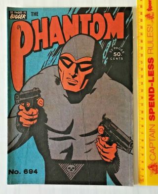 Pair Vintage 1980 Frew Phantom Australian Comics 673 694 Bronze Age Very Good