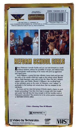 Reform School Girls,  1986 - VHS,  1991 Linda Carol Rare Punk Horror B - Movie 2