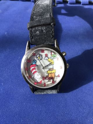 Vintage Dr.  Seuss Tick Tock Time Ticking Watch - Needs Battery (i)