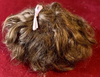 Vintage 10” Mohair Wig For Antique French Or German Bisque Doll