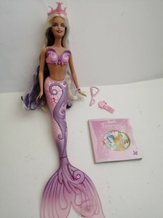 Mattel Barbie Fairytopia Kayla Magical Mermaid Blond Pink Hair