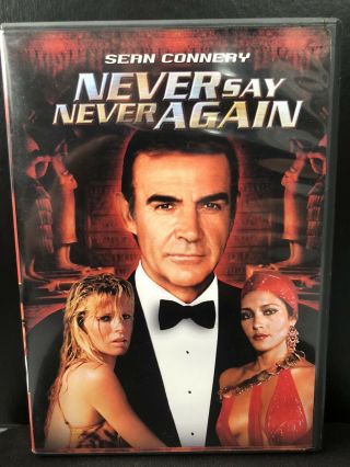 Never Say Never Again (dvd,  2000,  Widescreen) - Rare & Oop