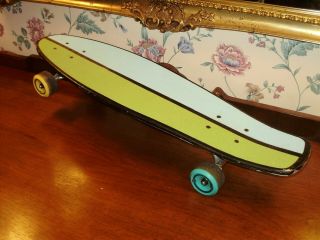 Vintage " Channel One " Wood Deck Skateboard Very Cool