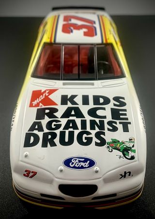 Rare 1997 HAAS Jeremy Mayfield 37 KMART Kids Race Drugs Ford 1 24 NASCAR 3