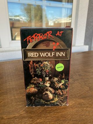 Terror At Red Wolf Inn Rare Horror Vhs
