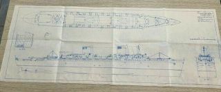 Vintage Ships Plan Ss United States By Reading Model Engineers 40 " X15 "
