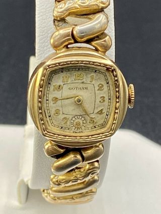 Vintage Gotham 7 Jewels Ladies Swiss Watch & Box - Repair