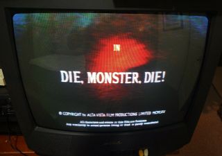 Prerecorded Vhs Horror Die Monster Die/troll/touch Of Evil Htf Rare