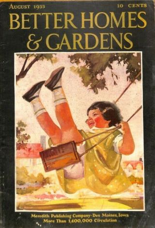 Better Homes And Gardens,  August 1933