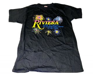 80s Riviera Hotel & Casino Las Vegas This Is Pleasure T Shirt Size Large