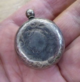 Quality Antique Hallmarked Solid Silver Sovereign Case