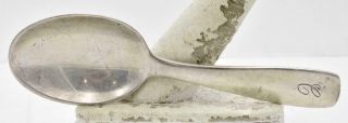 Vintage Sterling Silver Tiffany & Co.  Cordis Pattern Baby Spoon " C " Mono
