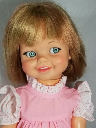 Vintage Ideal Toy Giggles Doll 1966 18 "
