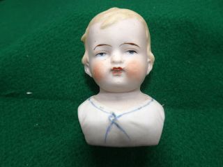 Antique Germany 4 Boy Doll Head Only 3”