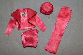 Vintage 1964 Barbie Doll Satin ‘n Rose Outfit - Near Complete