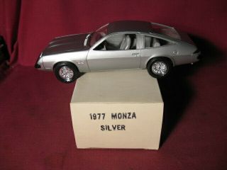 Vintage 1977 Toy Model Car Chevy Monza Auto Dealer Showroom Promo Antique