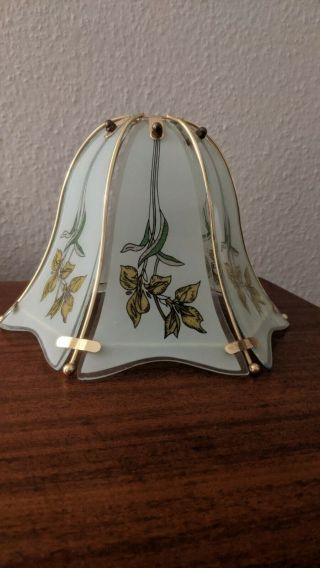 Vintage Art Deco Glass Lampshade