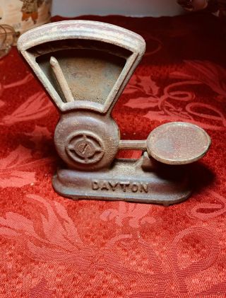 Antique Early 1900’s Dayton Iron Toy Scale