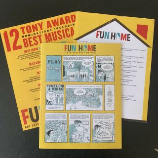 Fun Home Broadway Tony Voter Package - Rare