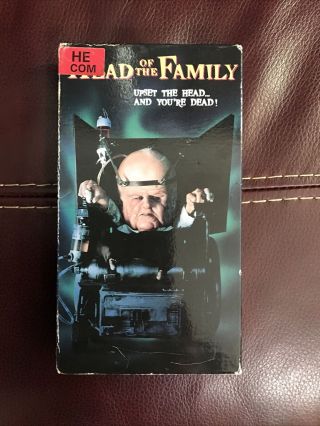 Head Of The Family Vhs Comedy Horror Pulp Oop Rare Obscure Cult Flick Vcr Tape