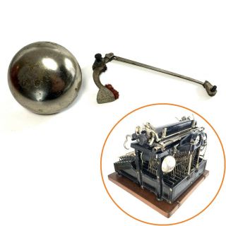 Smith Premier No.  2 Typewriter Bell & Clapper Antique Schreibmaschine Part Vtg