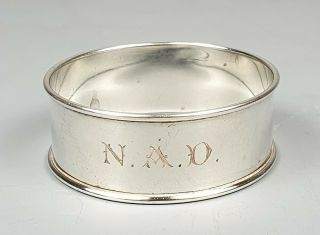 Antique Solid Silver Napkin Ring By Henry Griffith & Sons,  Birmingham 1929