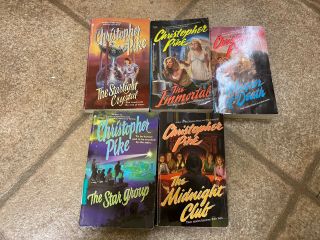 5 Books Christopher Pike Teen Horror Novels Rare