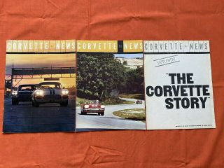 1961 Corvette News Magazines Volume 4,  5,  6 & Supplement Rare Estate Find