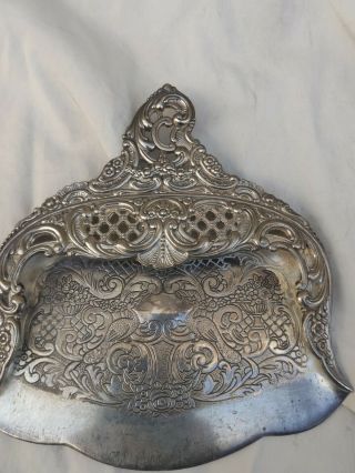 Vintage (antique) Metal Dust Pan Intracite Design.  Very Well Made