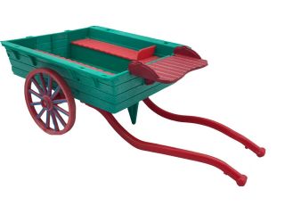 Calico Critters Sylvanian Families Vintage Farmers Cart And Reins Red Retired
