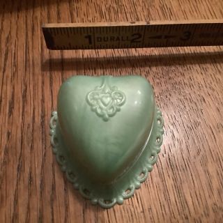 Antique Heart Shaped Ring Box