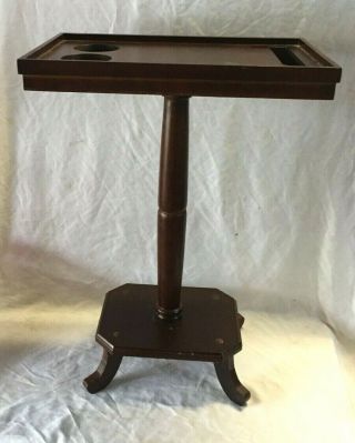 Vintage Mahogany Finish Wood TV Tray,  Diner Table 3