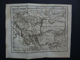 1759 Buffier Atlas Map Greece - Crete - Turkey - Cyprus - Turquie En Europe