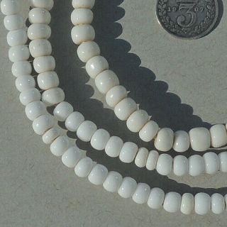 23 Inch 58.  5cm Strand Old Antique Venetian Fancy African Trade Beads 1911