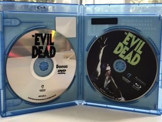 The Evil Dead LIMITED EDITION Blu - Ray,  Bonus DVD Bruce Campbell Movie Rare 3