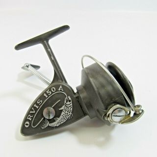 Vintage Orvis 150a Fishing Reel Metal Made In Italy Spinning Casting