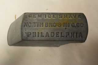 Antique Gem Ice Shave Shaver - Snow Cone Maker By North Bros Philadelphia Pa