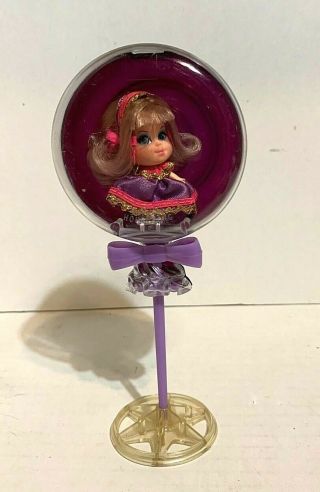 Vintage Mattel 1968 Sweet Treats Liddle Kiddle Lollipops Grape Complete