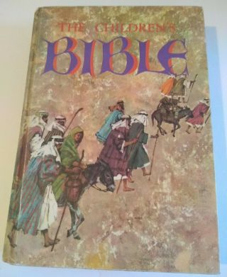The Childrens Bible Book Vintage Golden Press 1965 Hardcover Illustrated Stories
