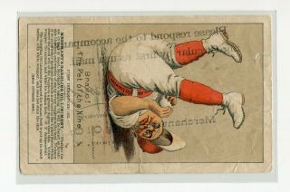 1880 H804 - 7 Merchants Gargling Oil Bravo Pet Of The Nine - Antique Baseball Card
