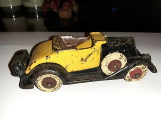Antique Cast Iron Toy Car 5 " Long