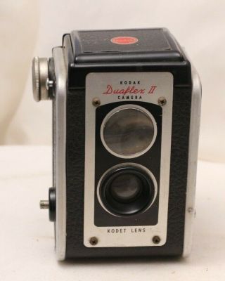 Vintage Antique Kodak Duaflex Ii Film Camera With Kodet Lens