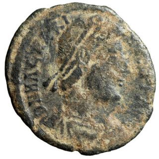 Rare Emperor Magnus Maximus Roman Coin " Portrait " Certified Authentic With
