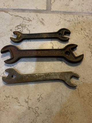 3 Vintage Antique John Deere Tractor Implement Wrench’s