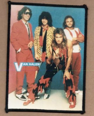 Van Halen Rare Vintage 1980’s Patch Eddie Van Halen 80’s Rock