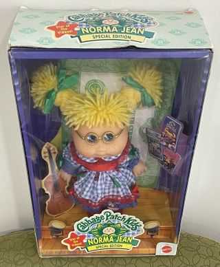 Cabbage Patch Kids Doll Norma Jean Special Edition Mattel Star Of The Videos 2