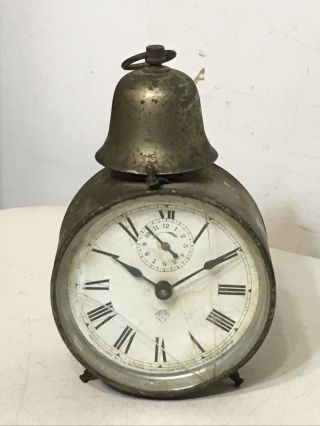 Antique Ansonia Bell Top Peg Leg Alarm Clock Parts