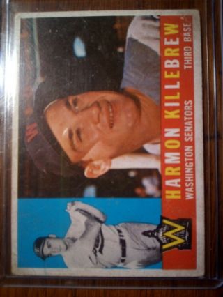 Harmon Killebrew 1960 Topps Vintage Card 210 Senators Rare